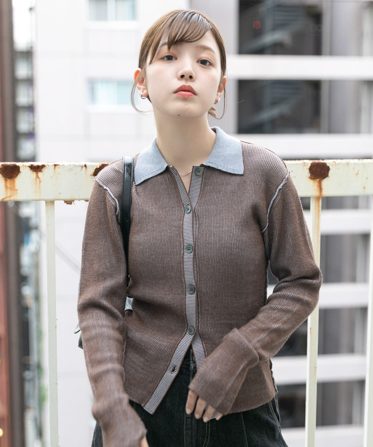 身長：160cm サイズ：one