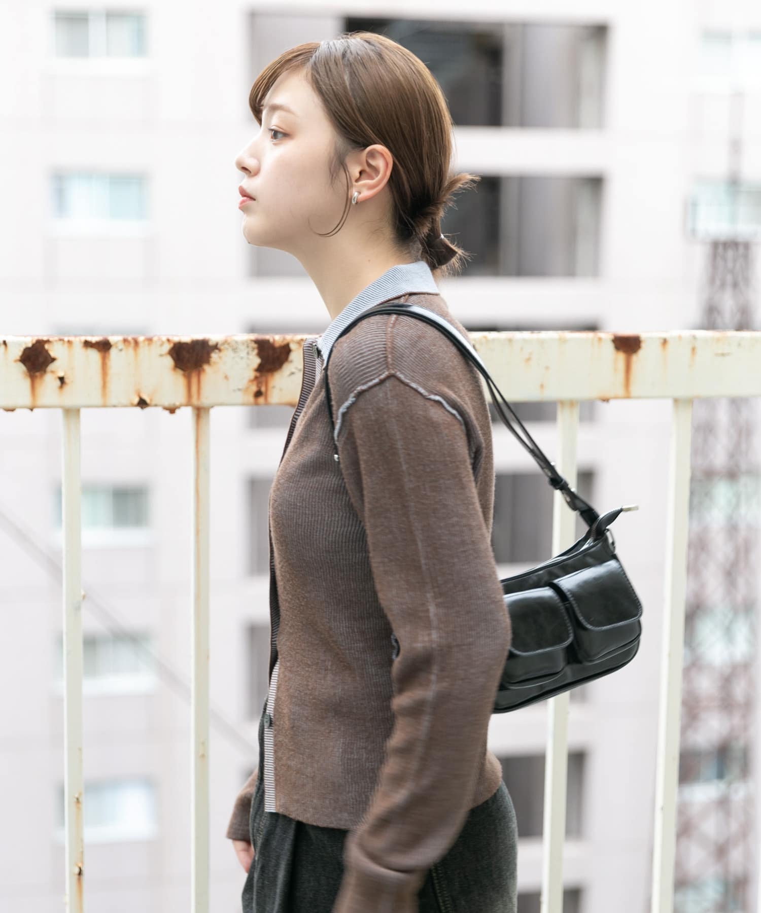 身長：160cm サイズ：one