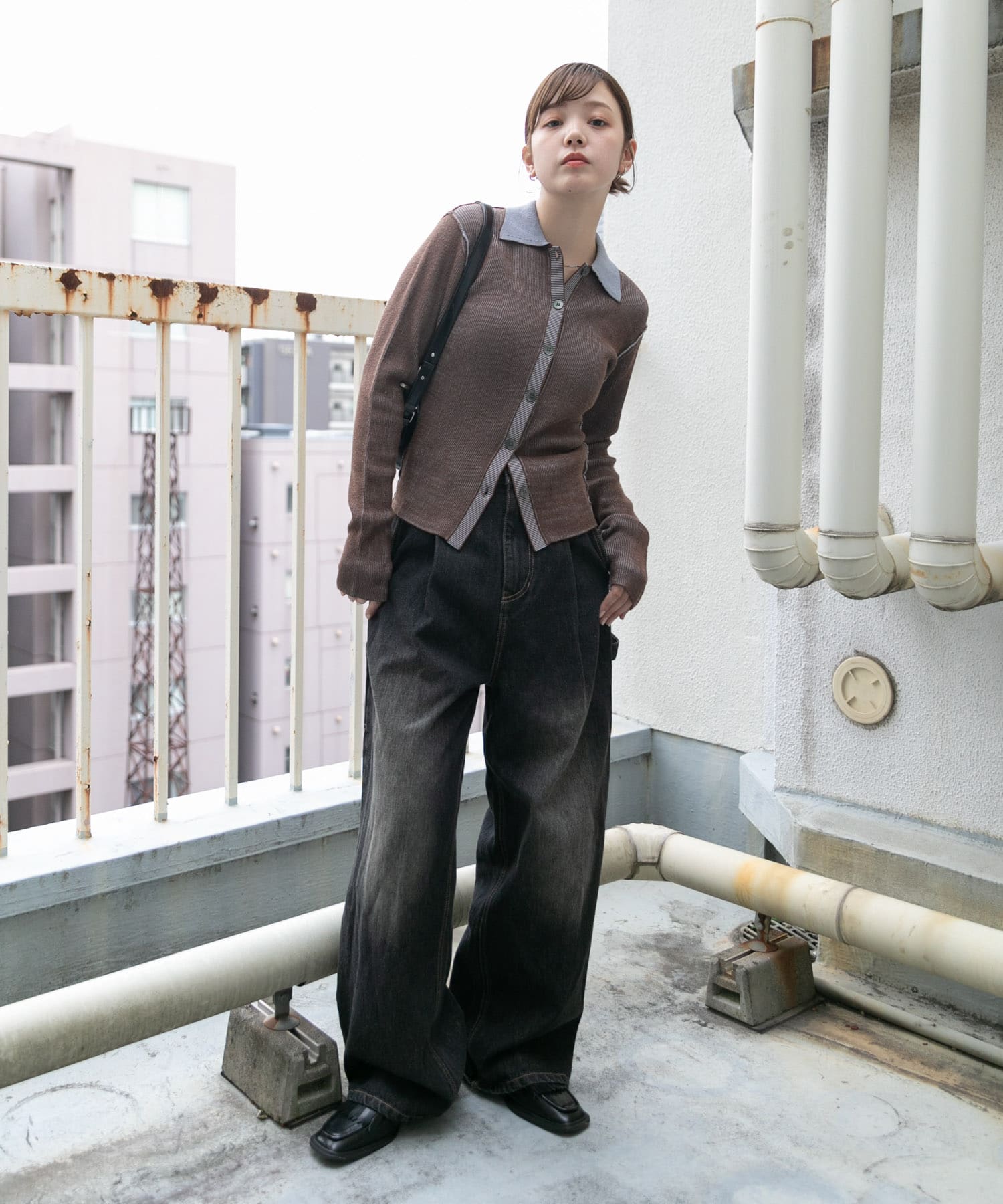 身長：160cm サイズ：one