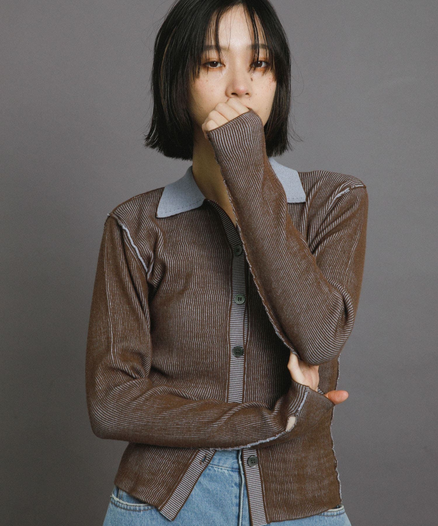 身長：159cm サイズ：one