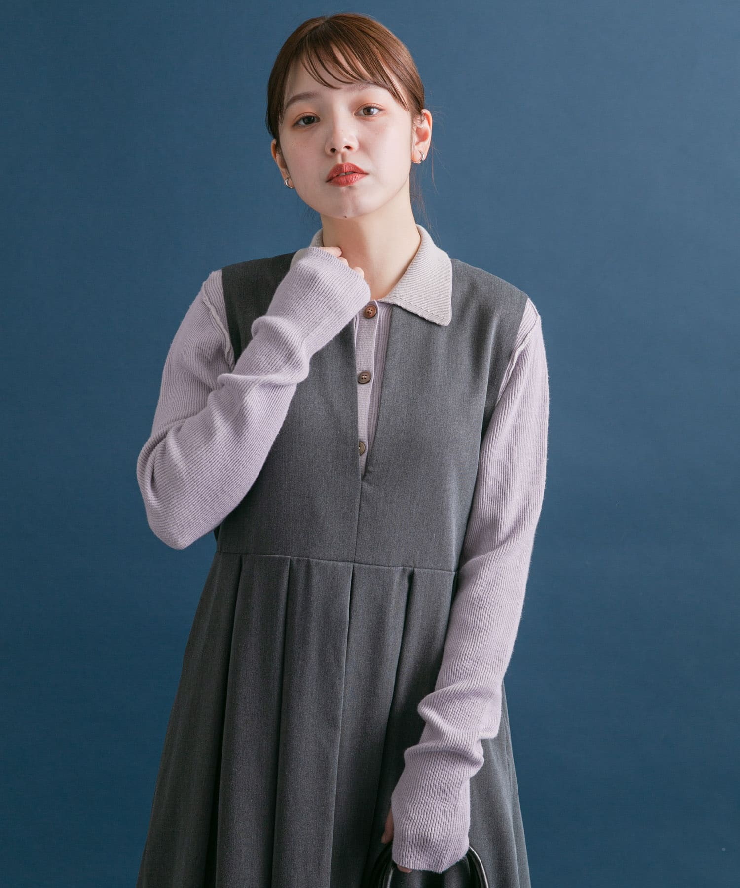 身長：160cm サイズ：one