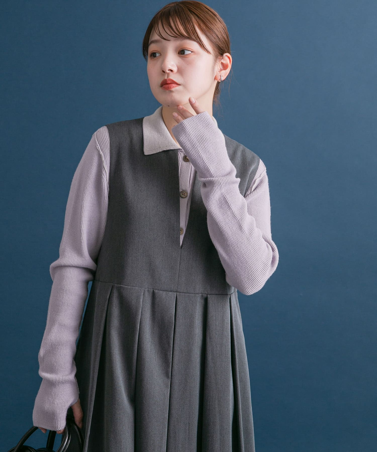 身長：160cm サイズ：one