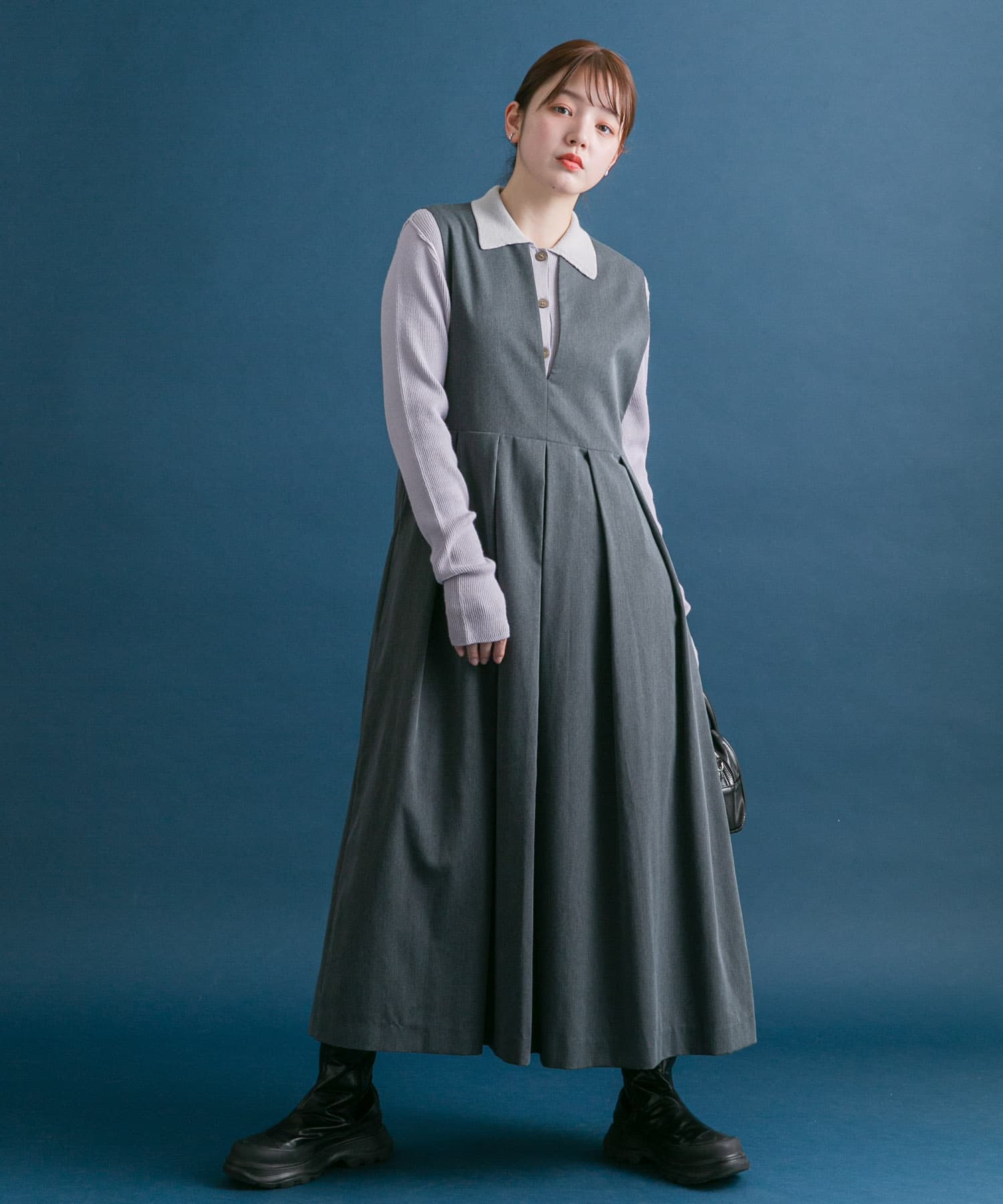 身長：160cm サイズ：one