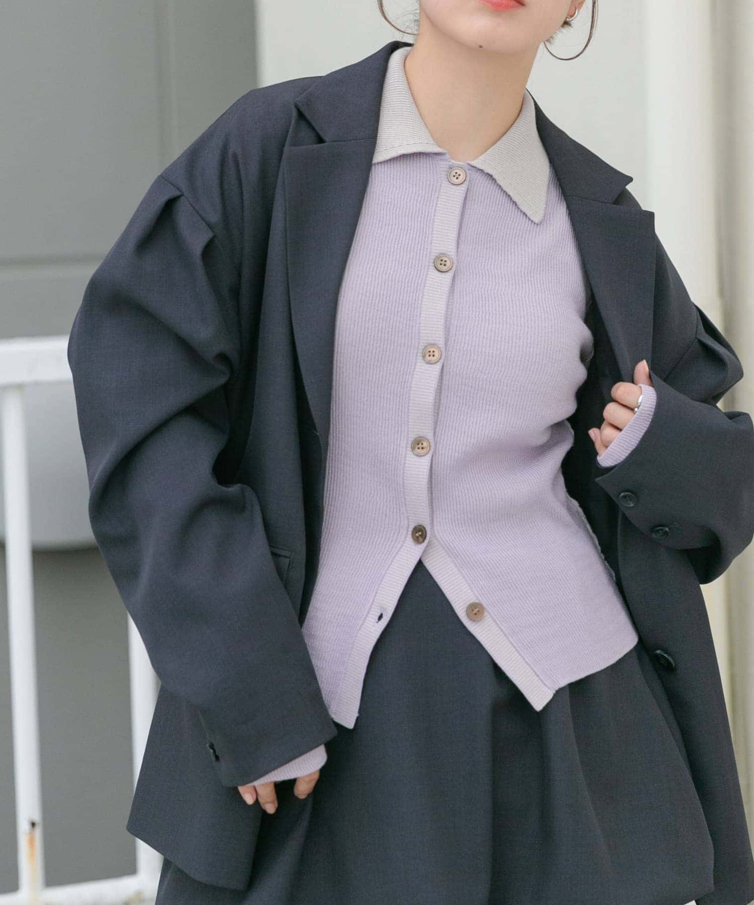 身長：160cm サイズ：one