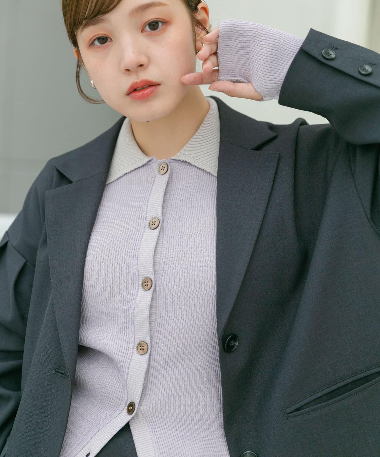 身長：160cm サイズ：one