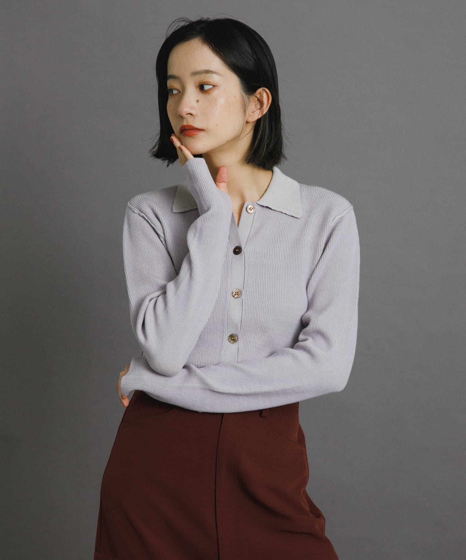 身長：159cm サイズ：one