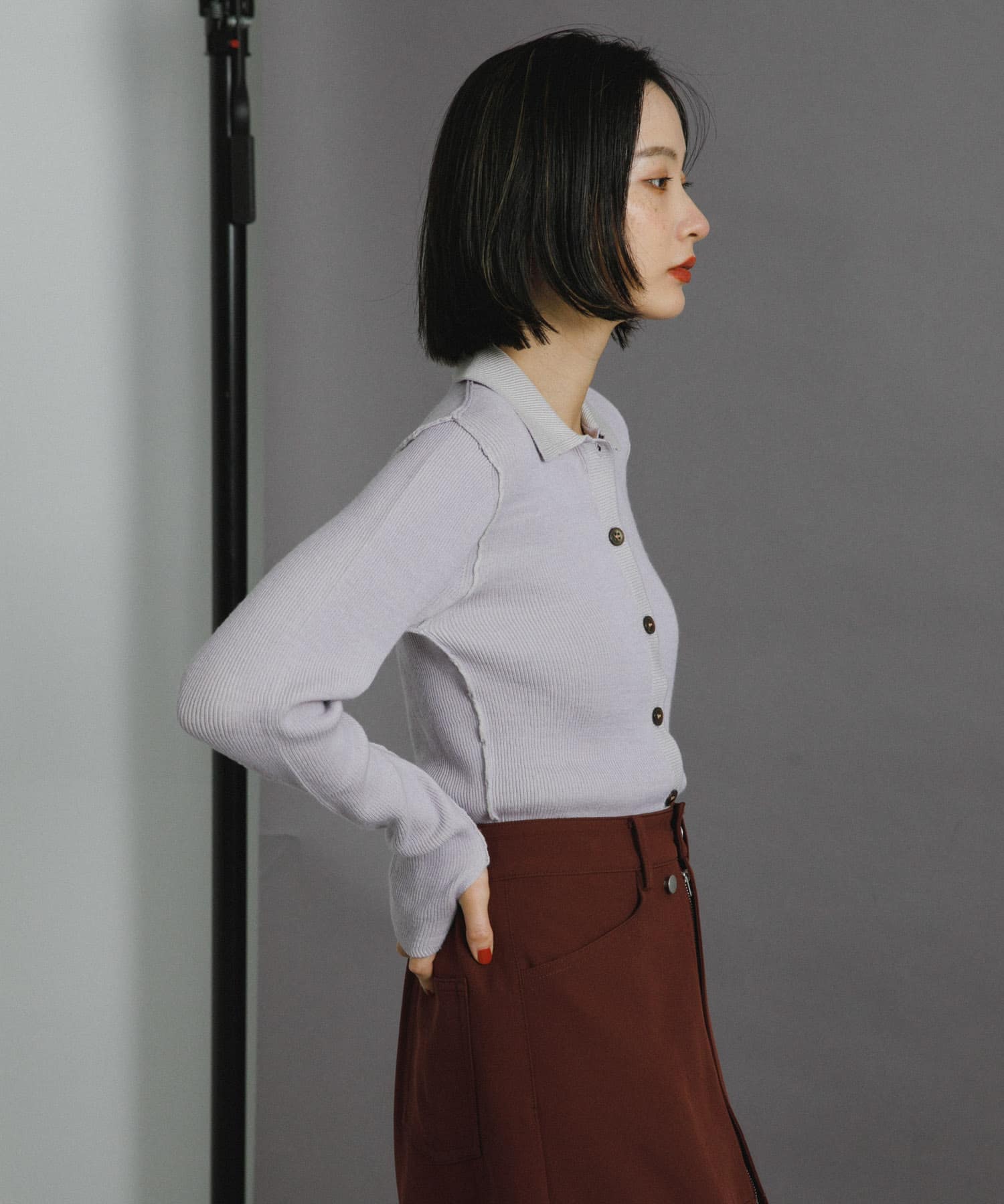 身長：159cm サイズ：one