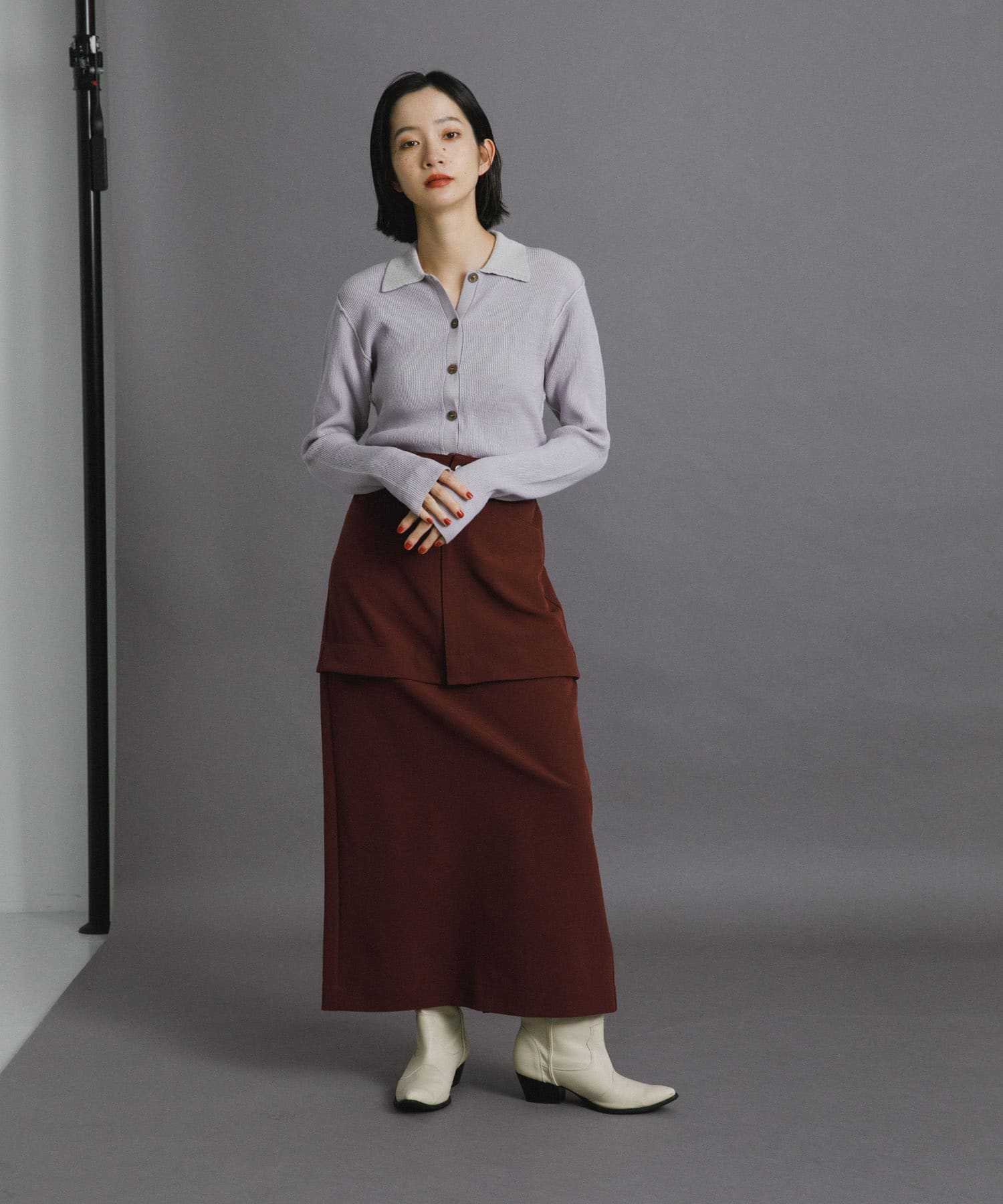 身長：159cm サイズ：one