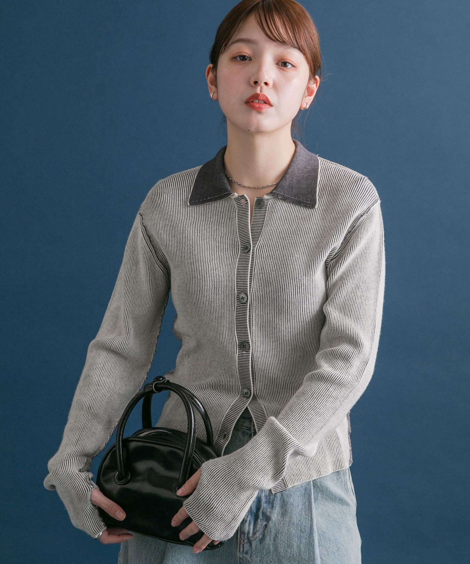 身長：160cm サイズ：one