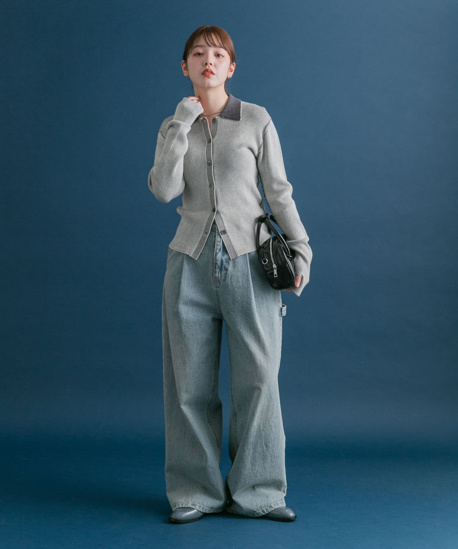 身長：160cm サイズ：one