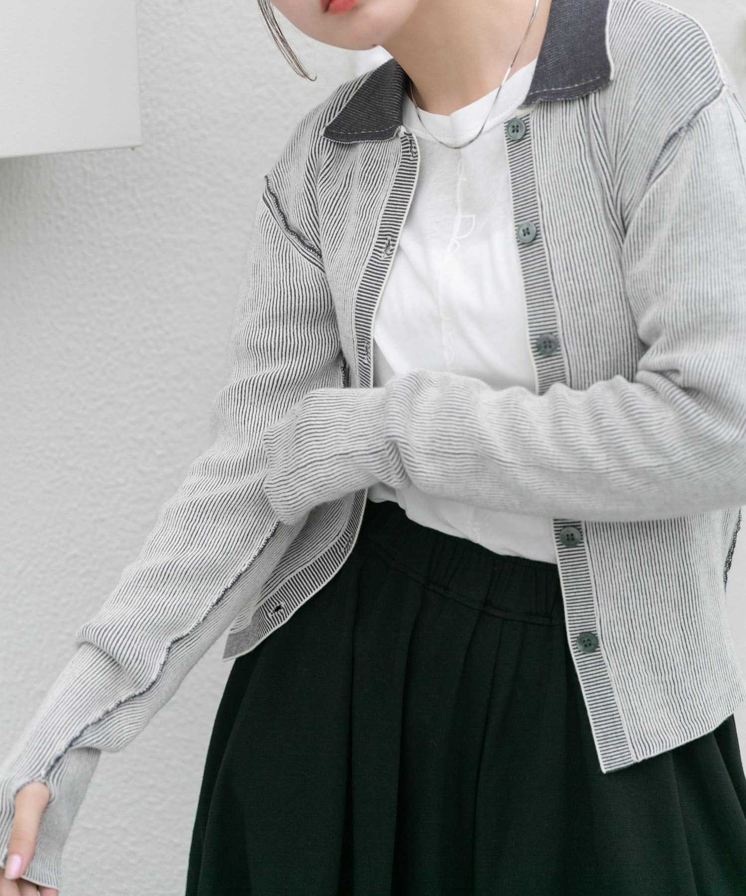 身長：160cm サイズ：one