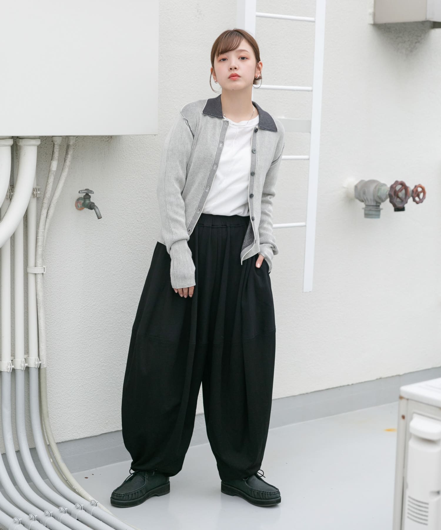 身長：160cm サイズ：one