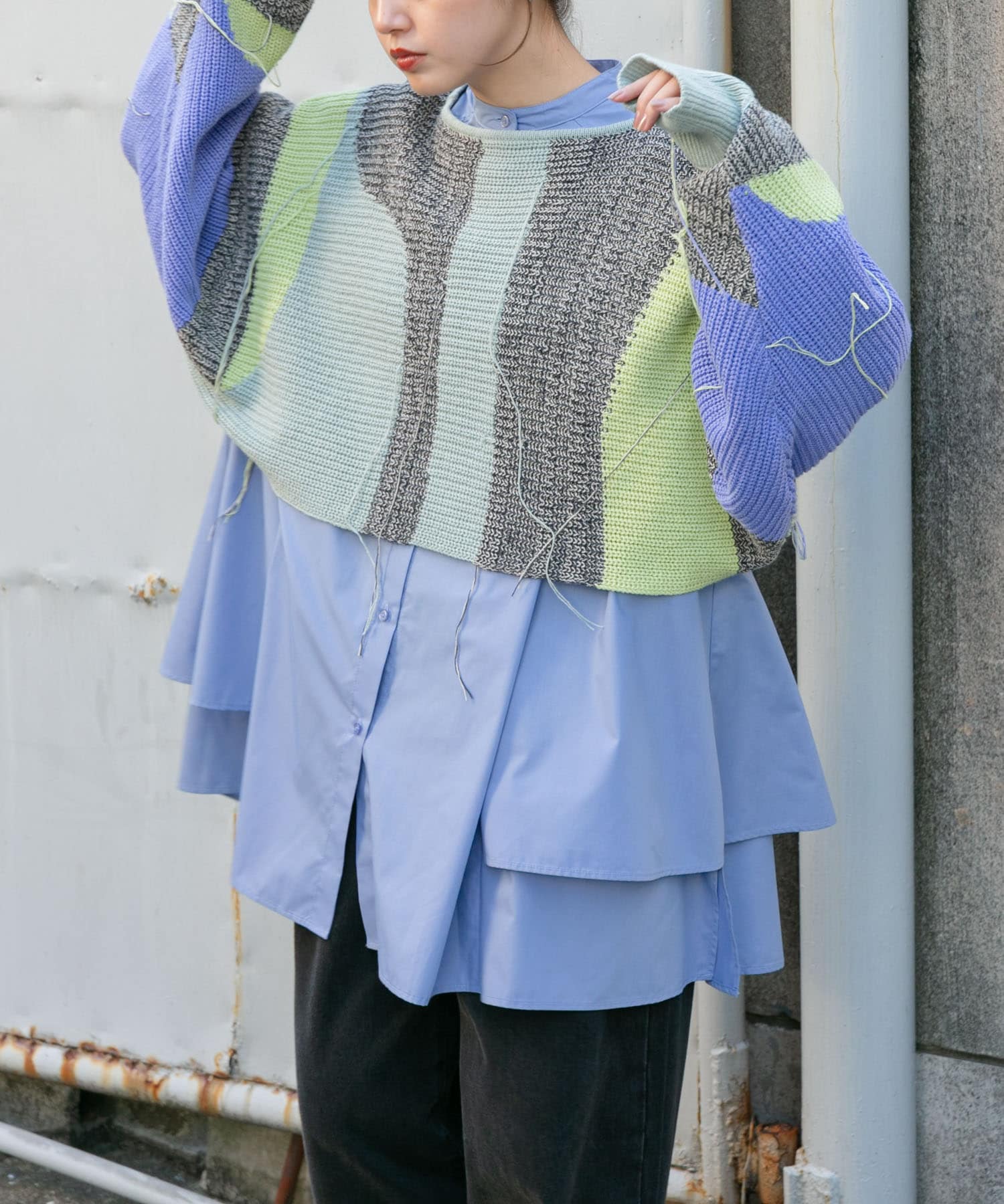 身長：160cm サイズ：one