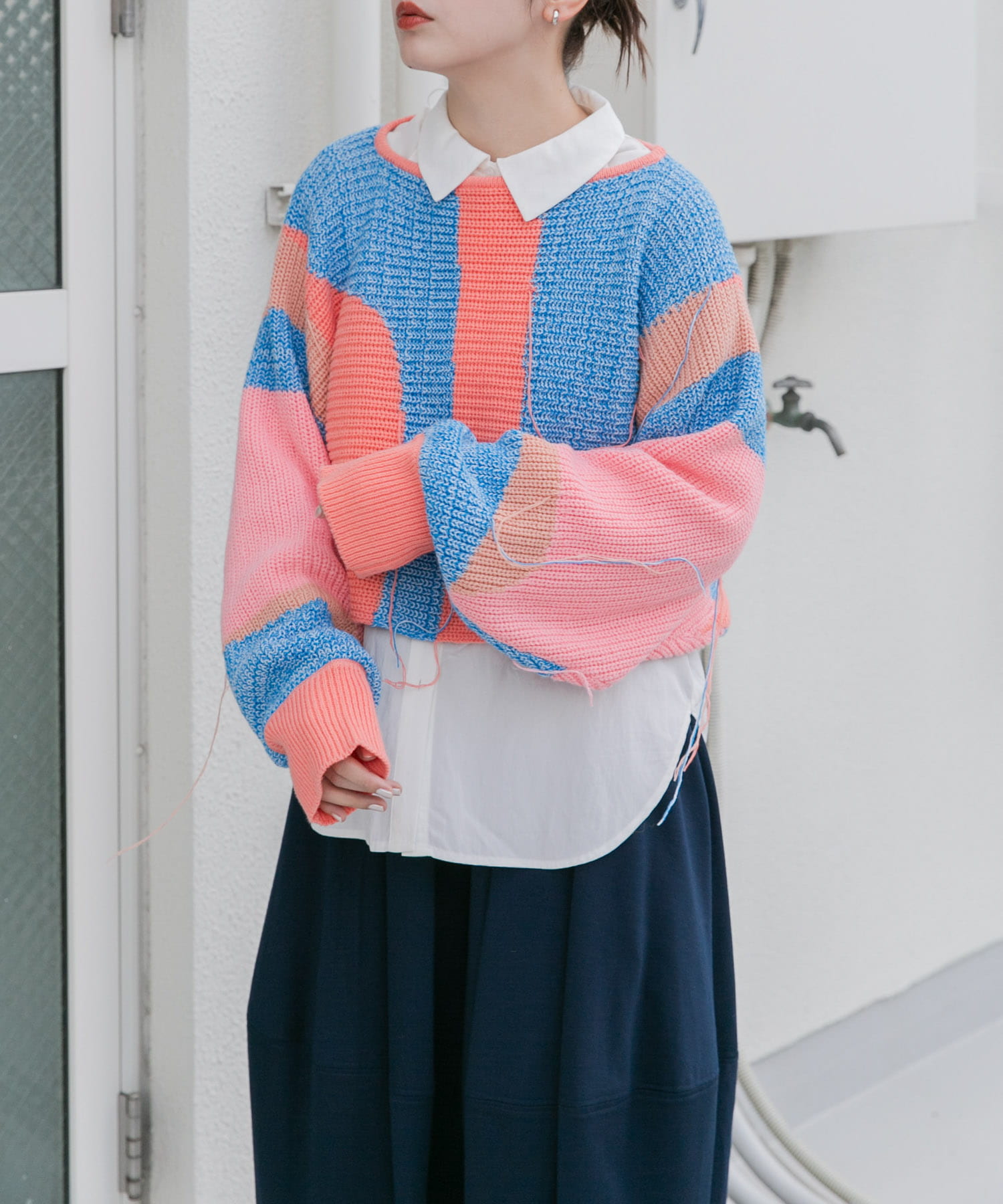 身長：160cm サイズ：one