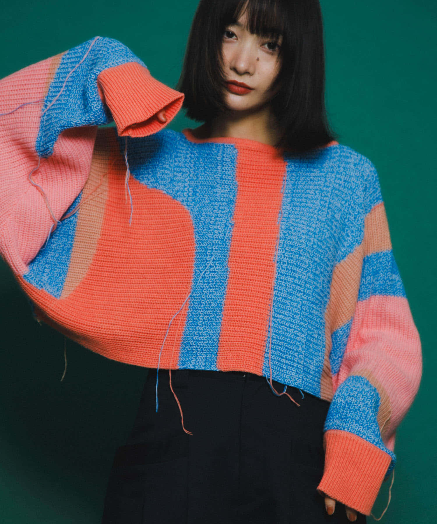 身長：159cm サイズ：one
