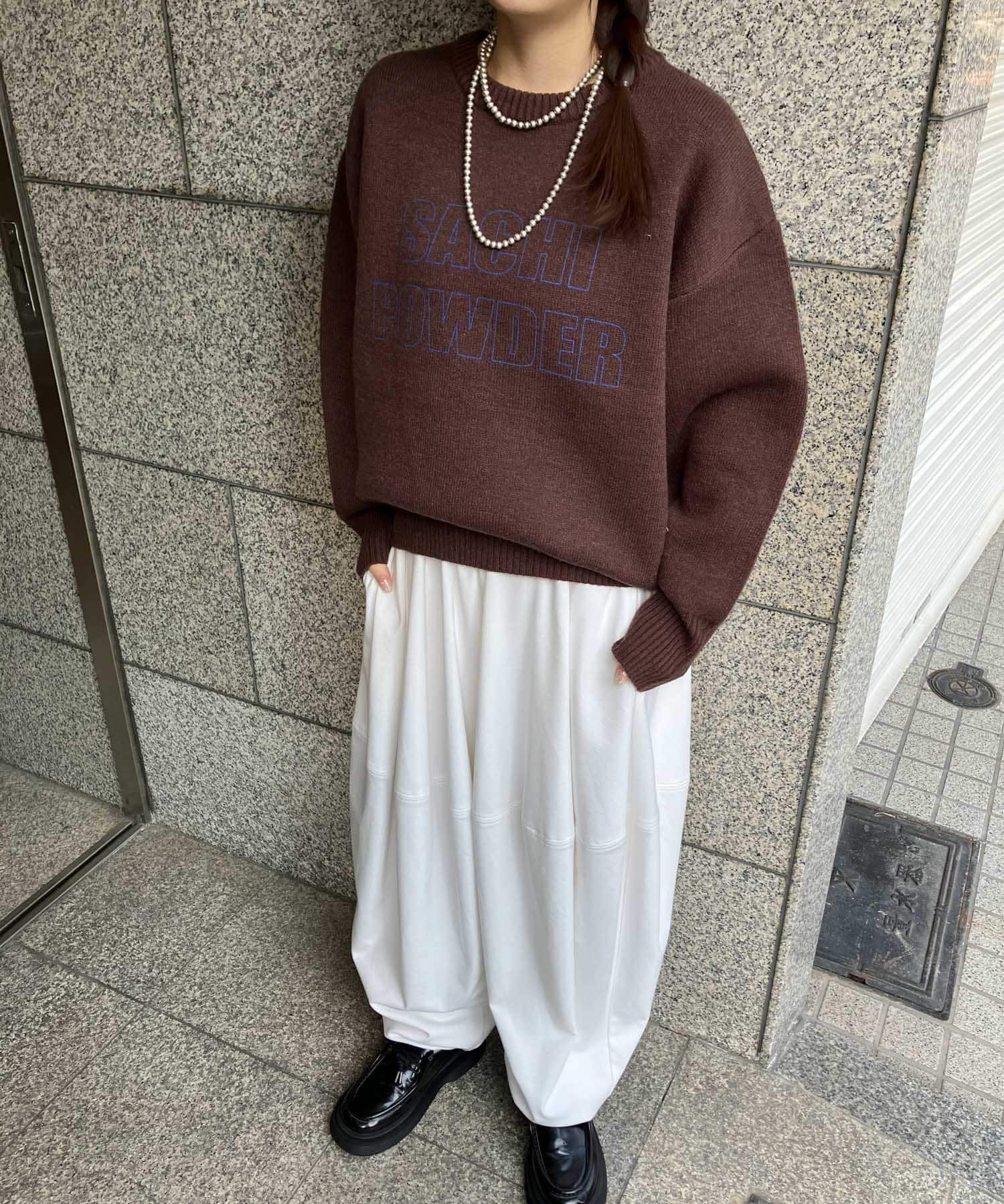 身長：163cm サイズ：one