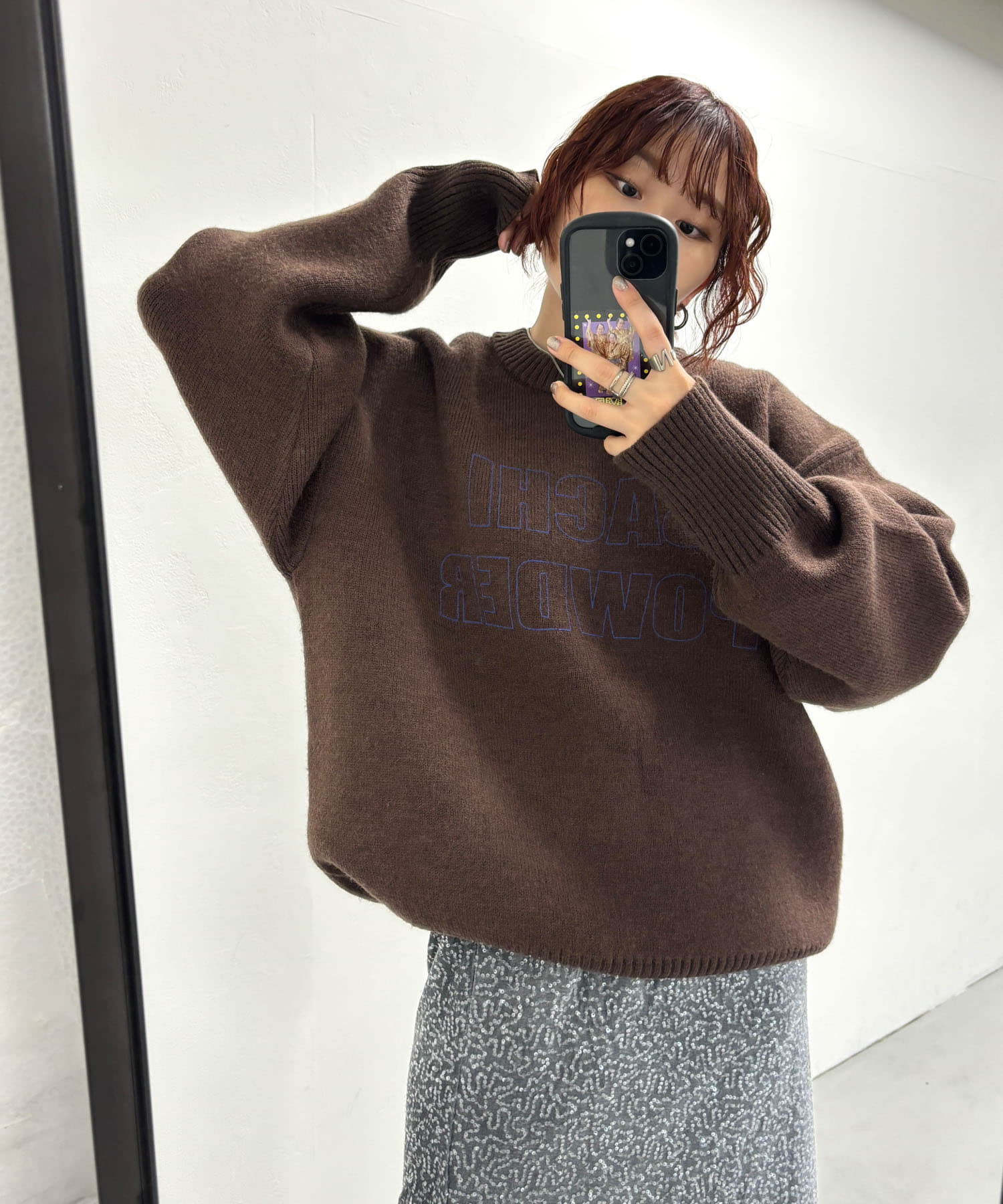 身長：158cm サイズ：one