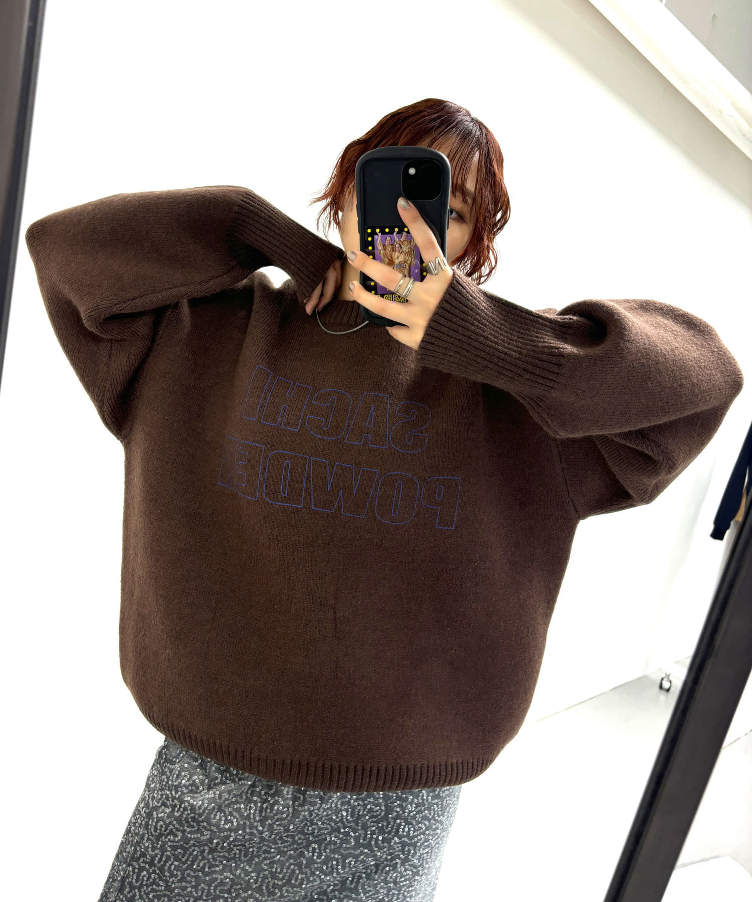 身長：158cm サイズ：one