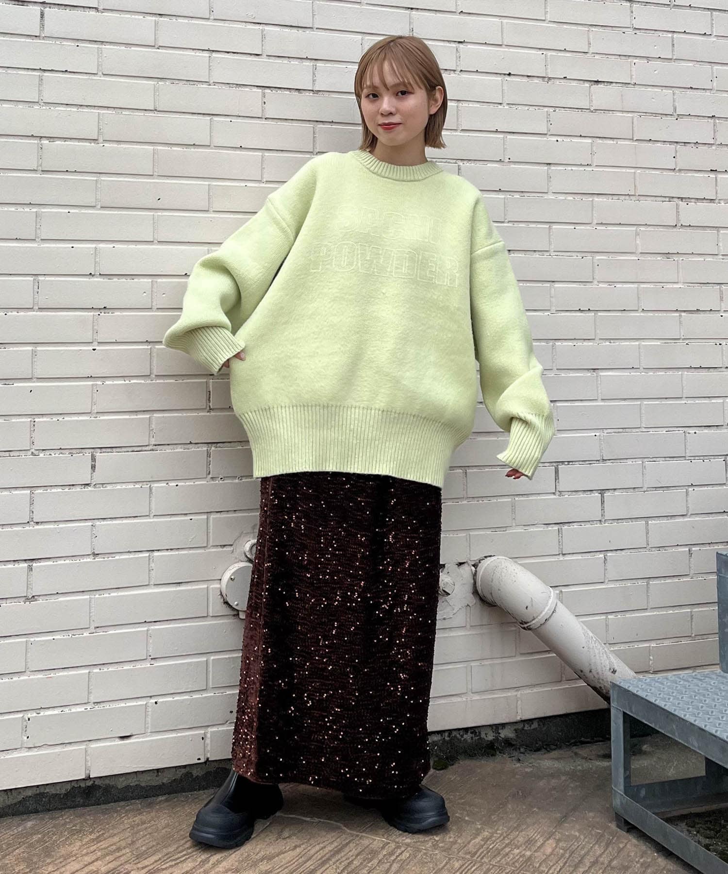 身長：153cm サイズ：one