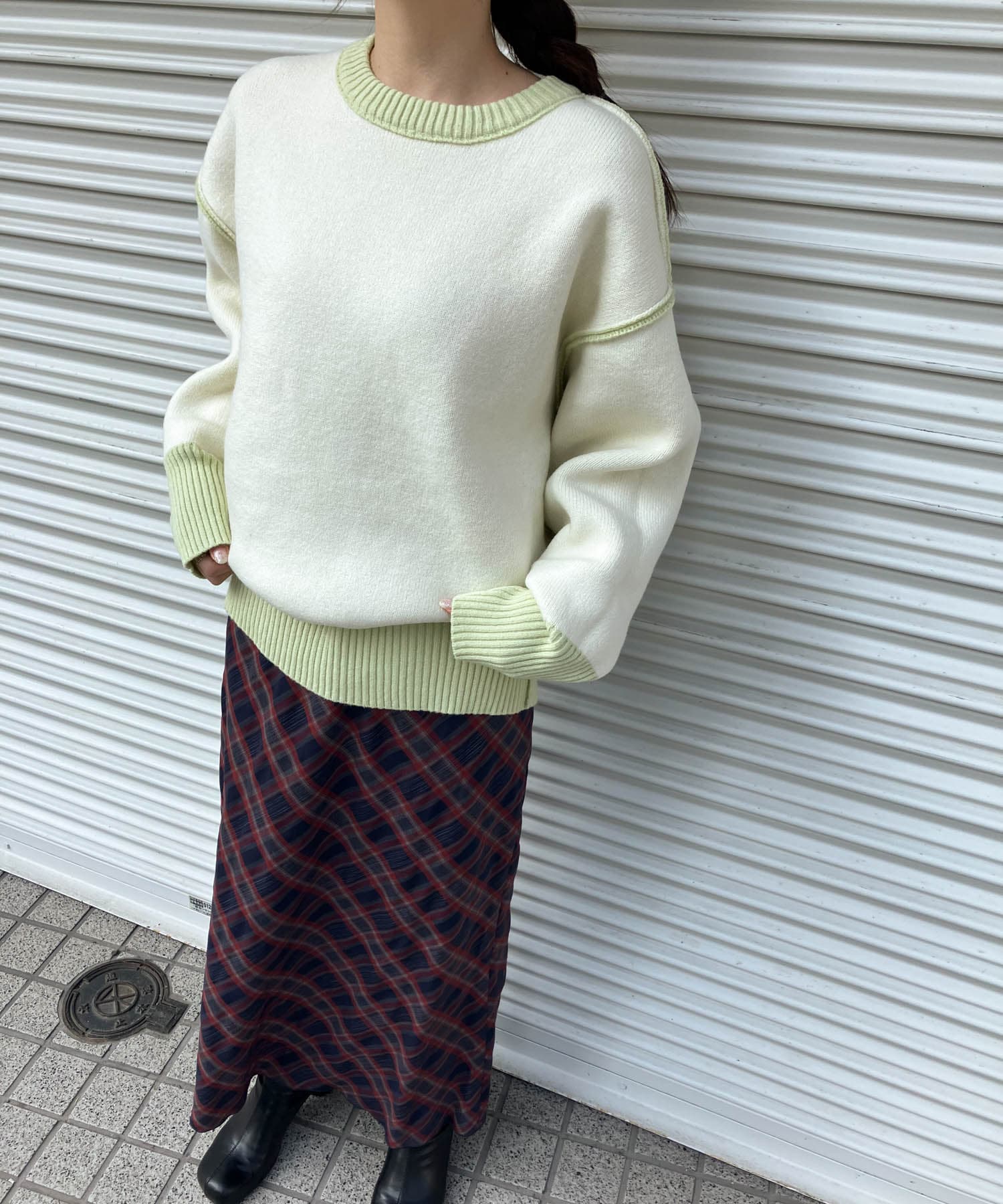 身長：163cm サイズ：one