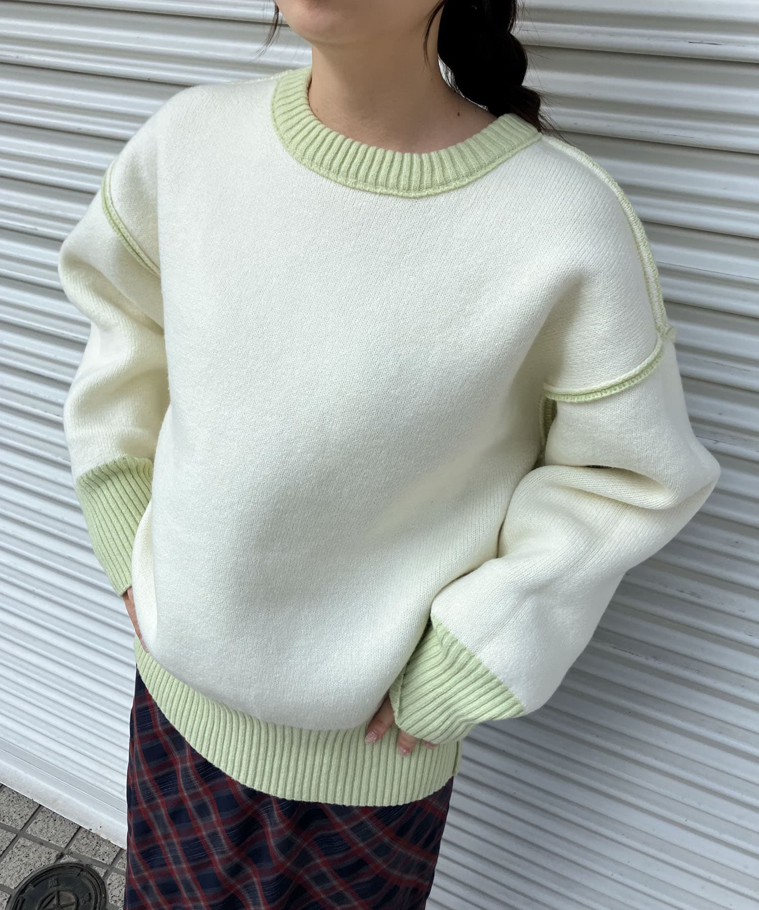 身長：163cm サイズ：one
