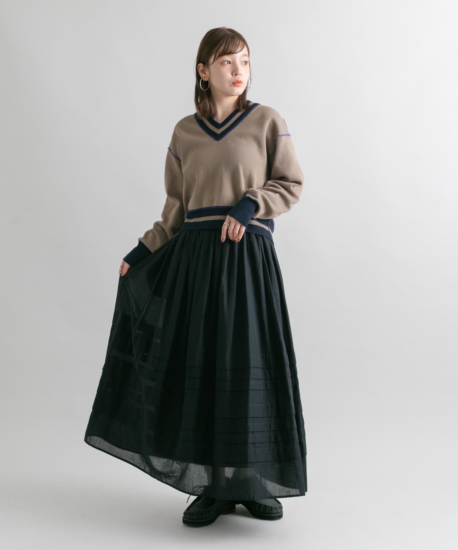 身長：160cm サイズ：36