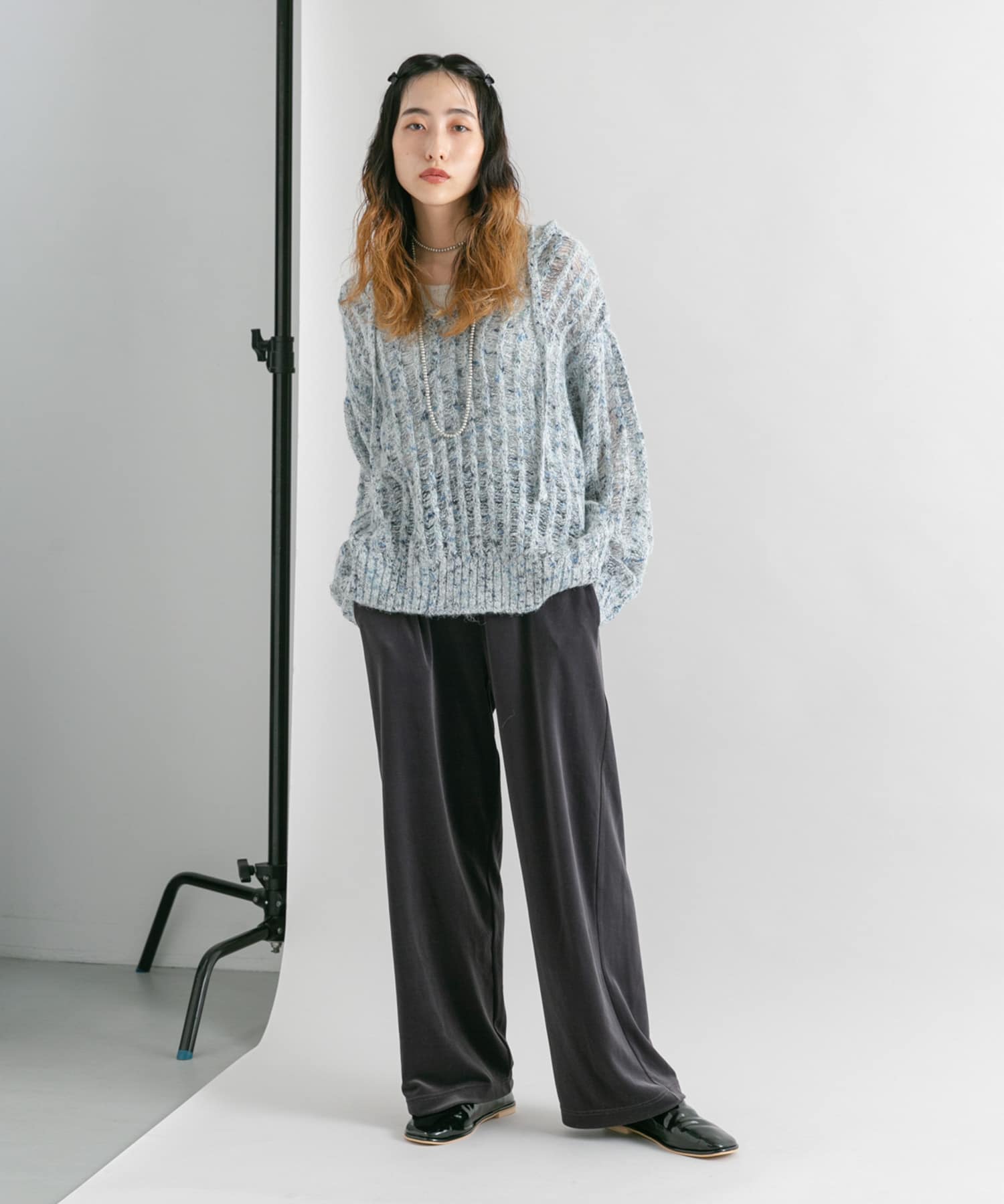 身長：160cm サイズ：one