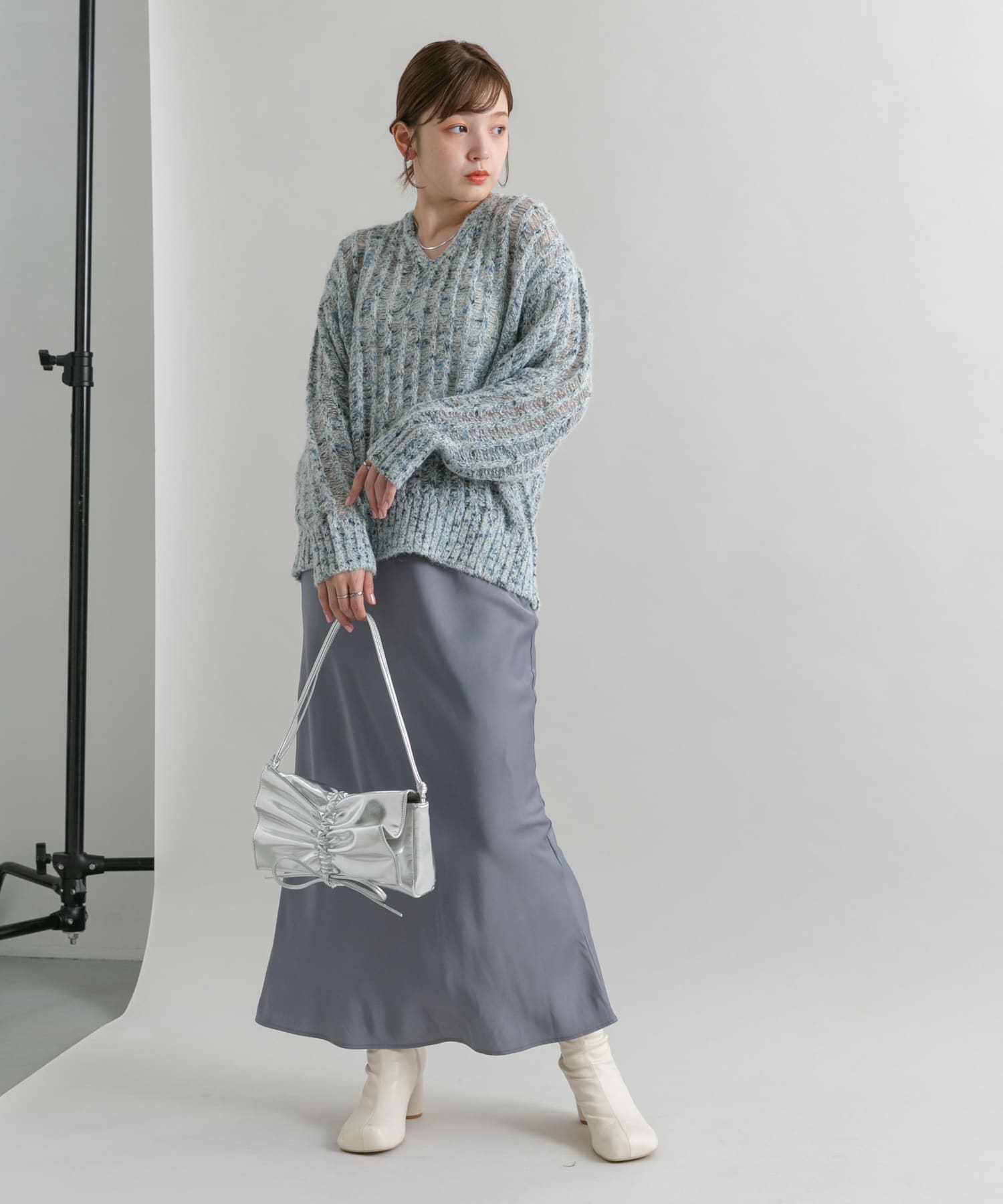 身長：160cm サイズ：one