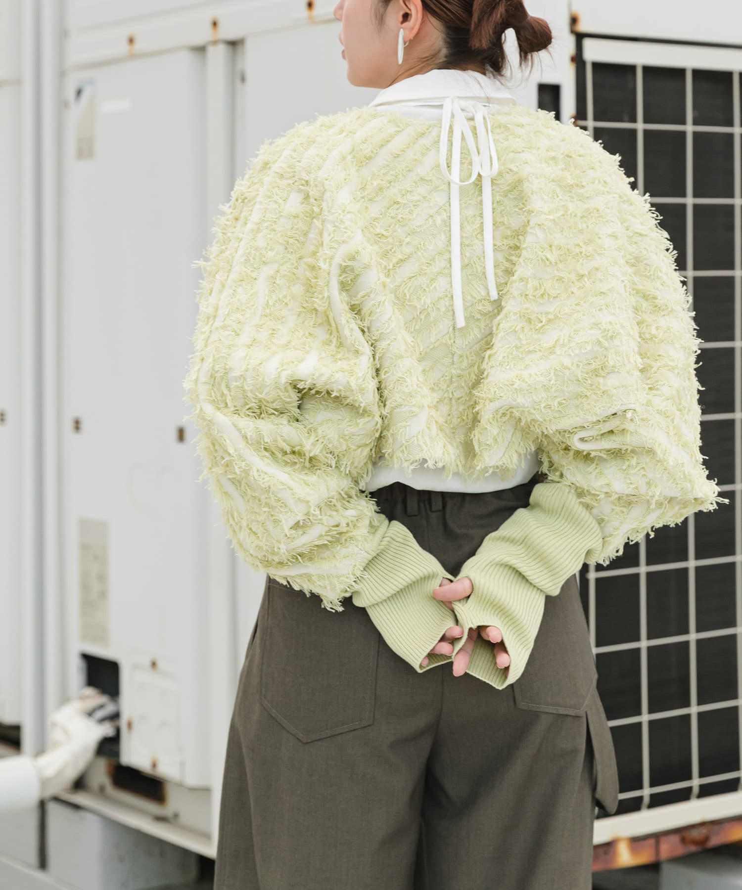 身長：160cm サイズ：one