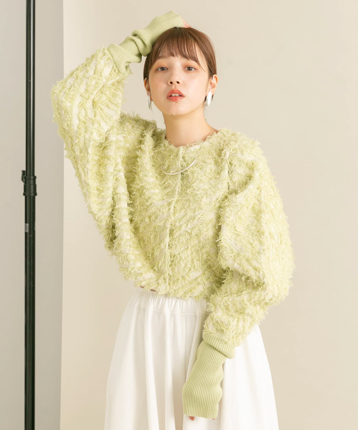 身長：160cm サイズ：one