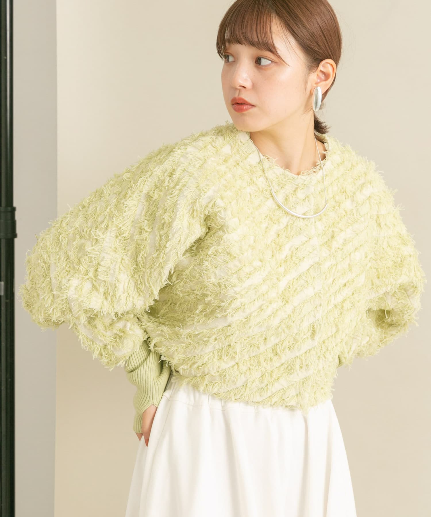 身長：160cm サイズ：one