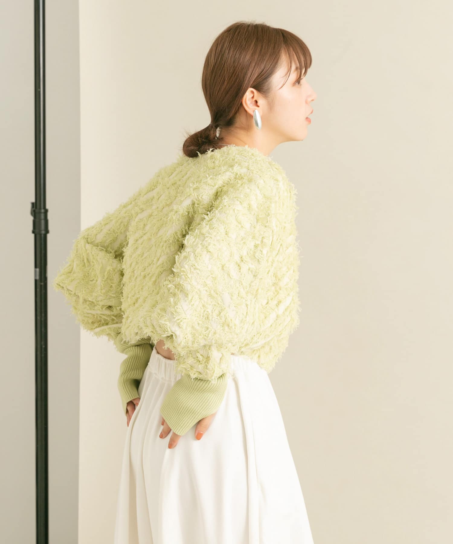 身長：160cm サイズ：one