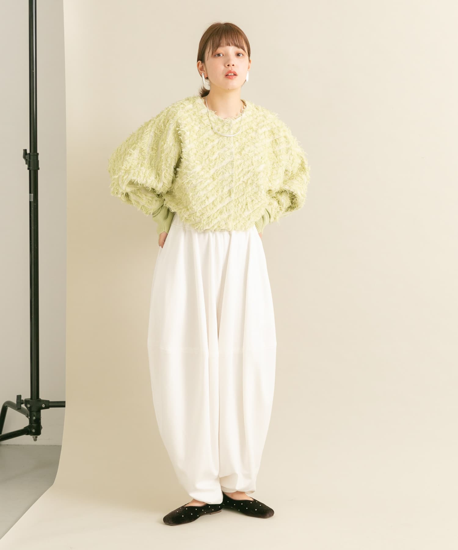 身長：160cm サイズ：one