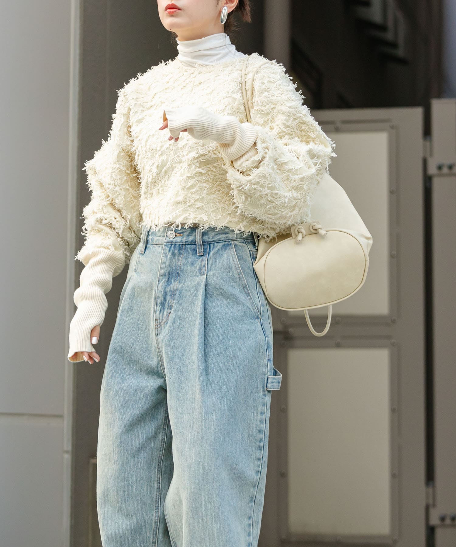 身長：160cm サイズ：one