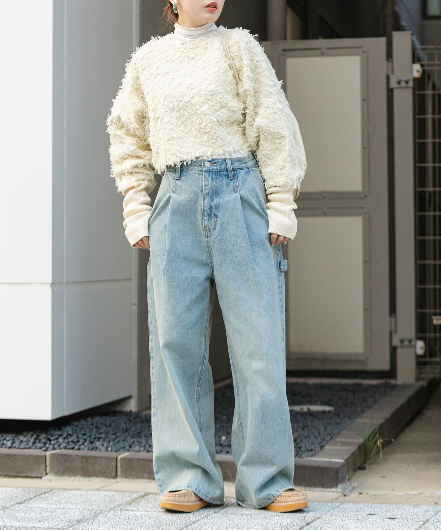 身長：160cm サイズ：one