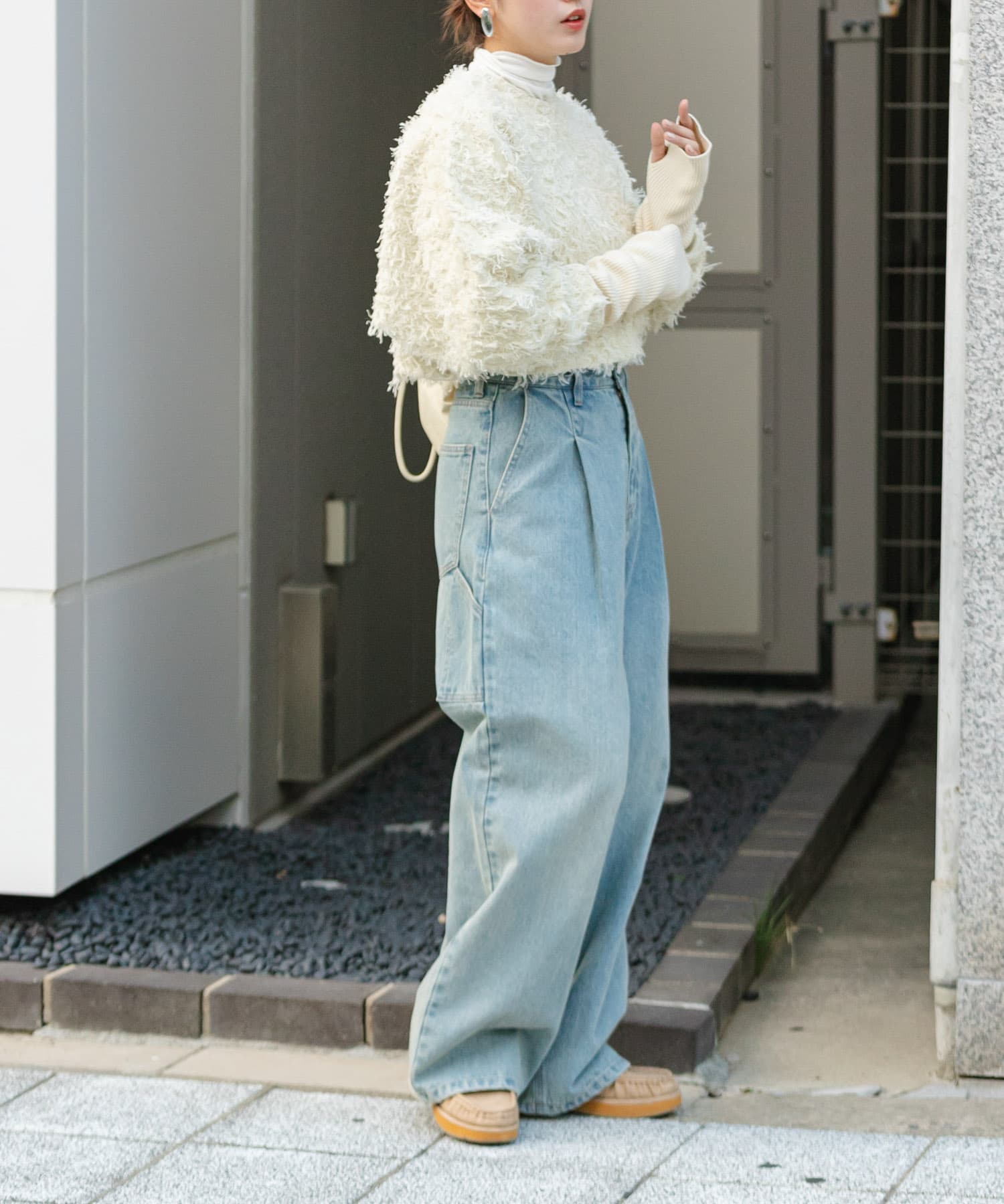 身長：160cm サイズ：one