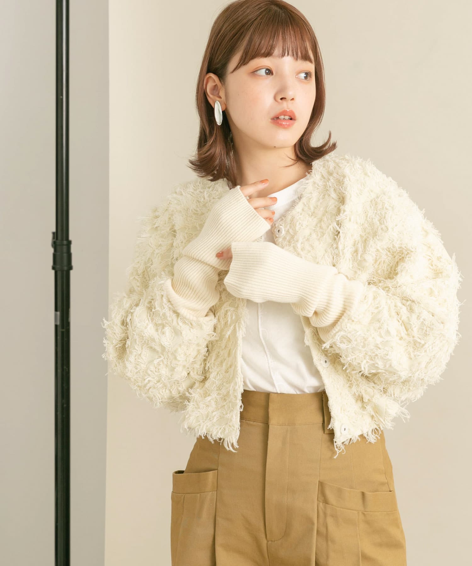 2WAYフリンジカーディガン(one PISTACHIO): トップス｜URBAN RESEARCH