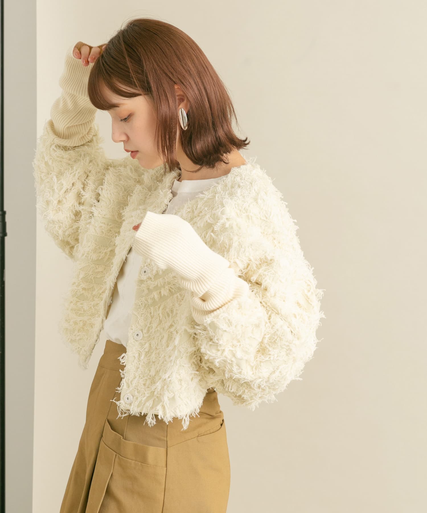 身長：160cm サイズ：one