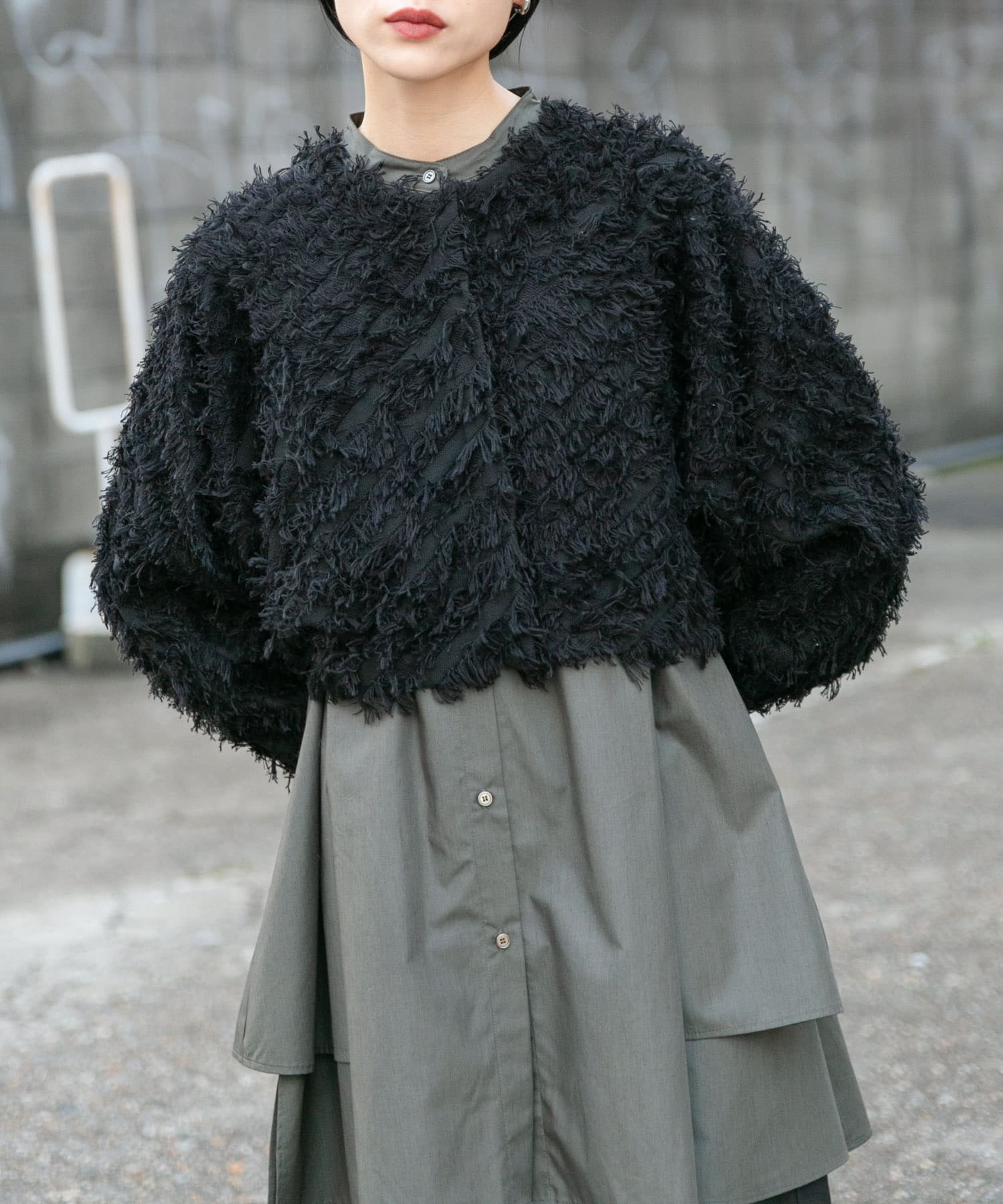 身長：160cm サイズ：one