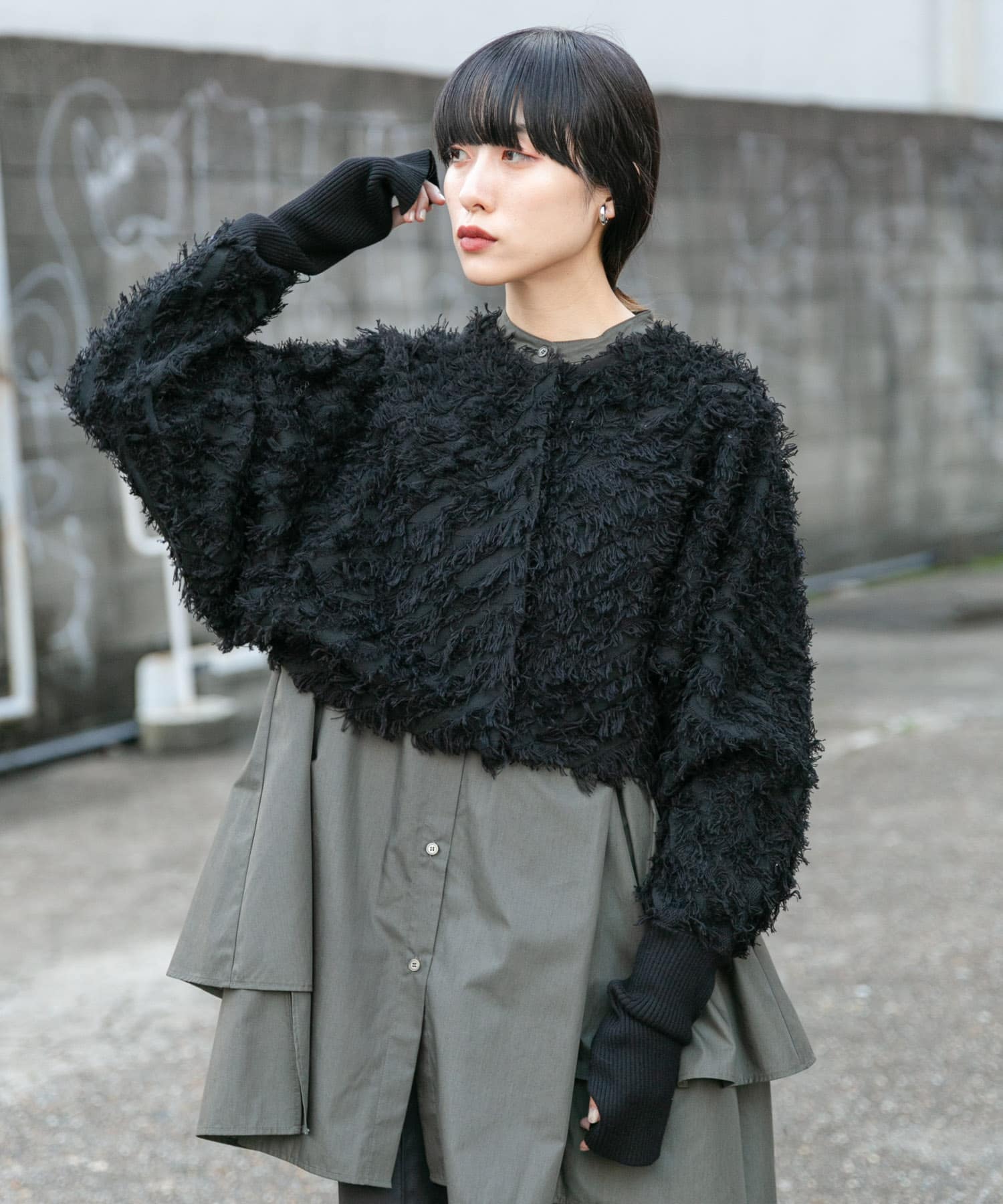 身長：160cm サイズ：one