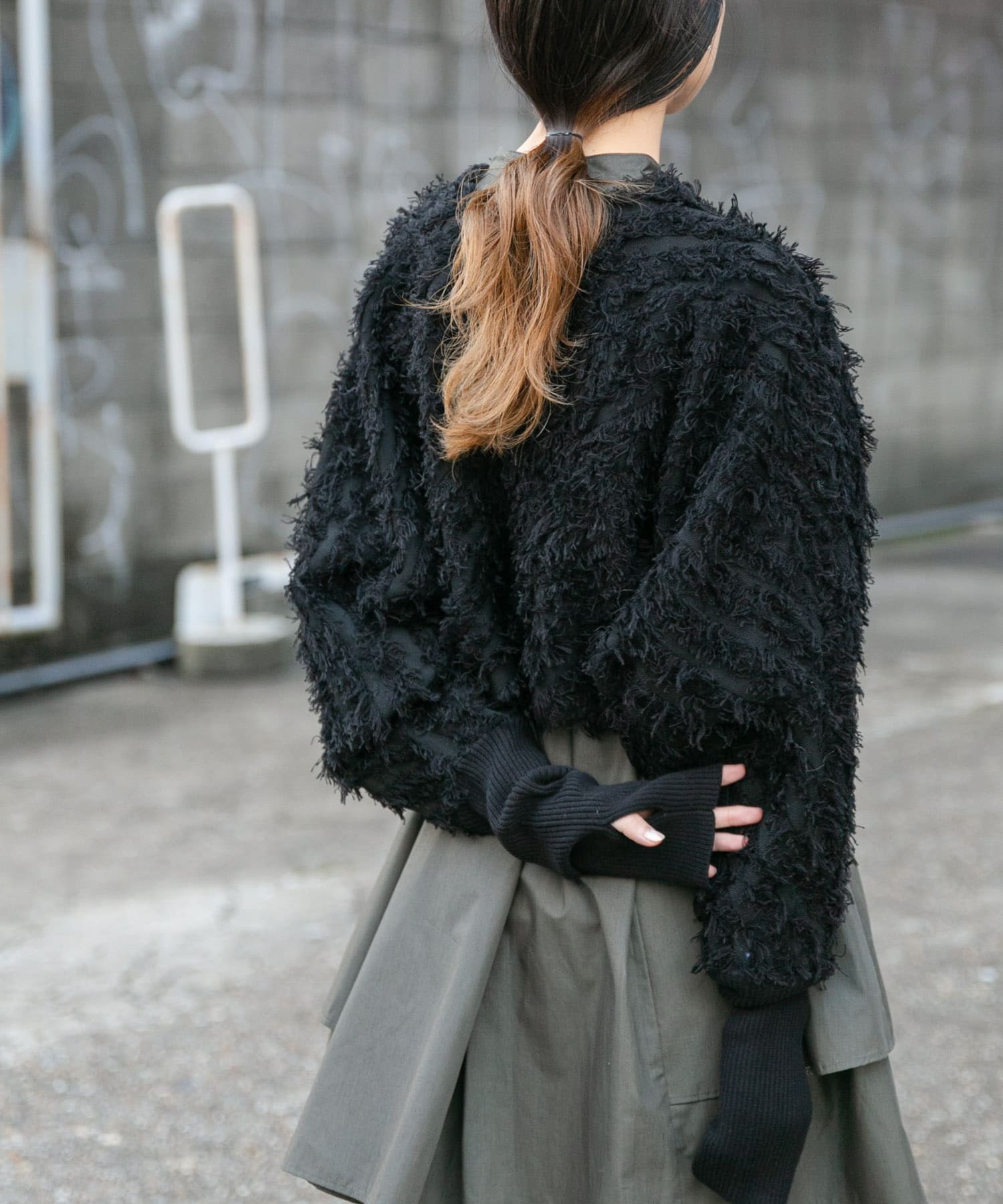 身長：160cm サイズ：one