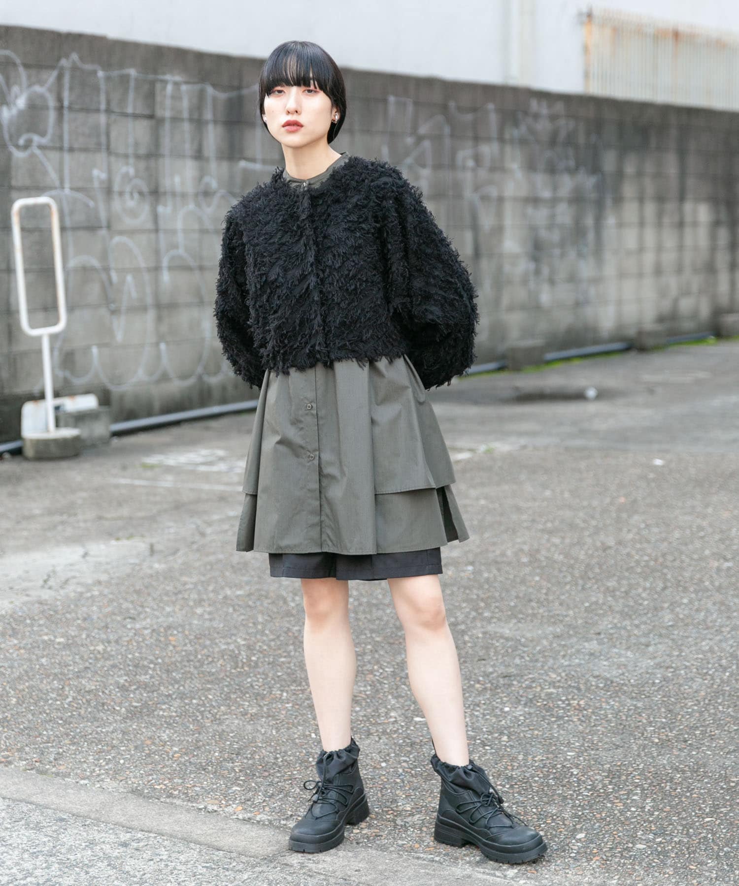 身長：160cm サイズ：one