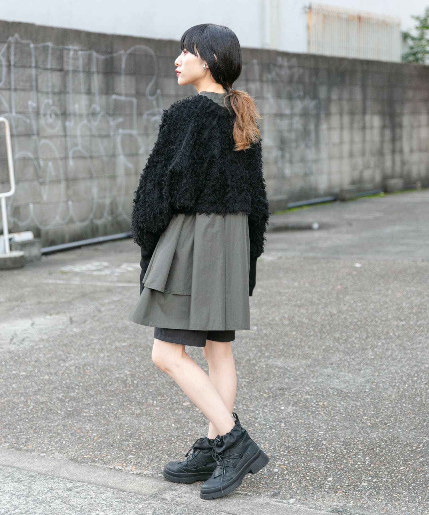 身長：160cm サイズ：one