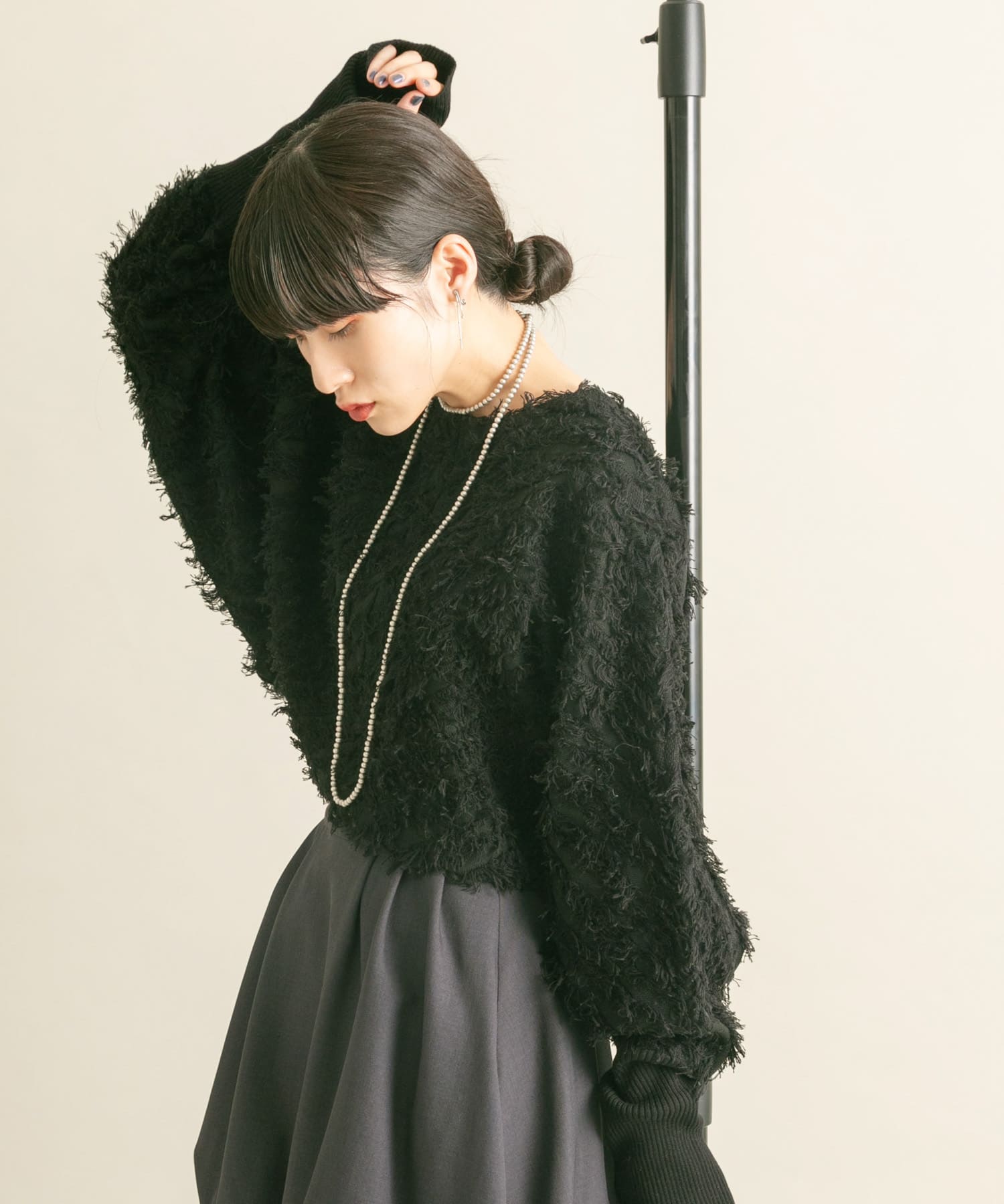 身長：160cm サイズ：one