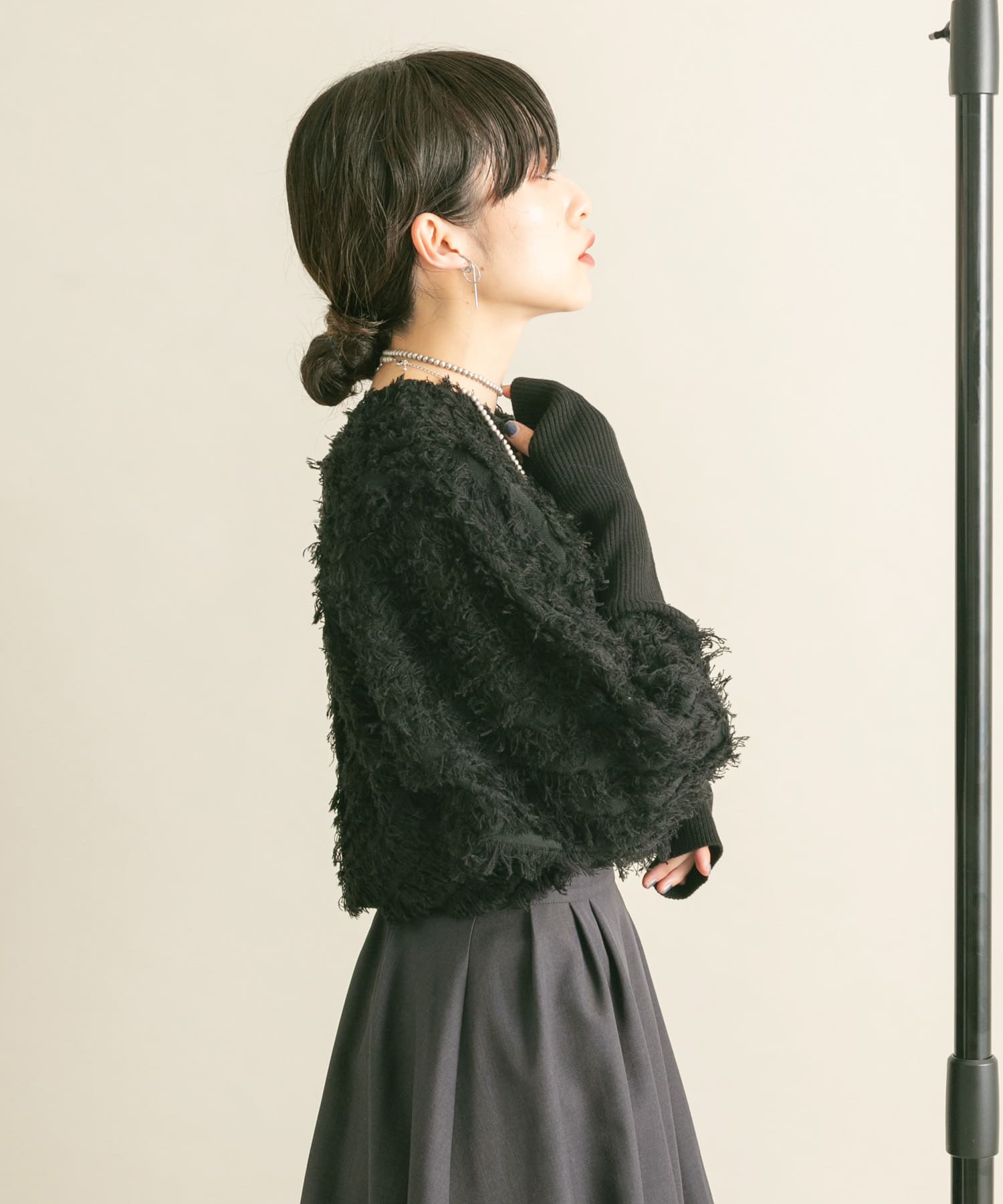 身長：160cm サイズ：one