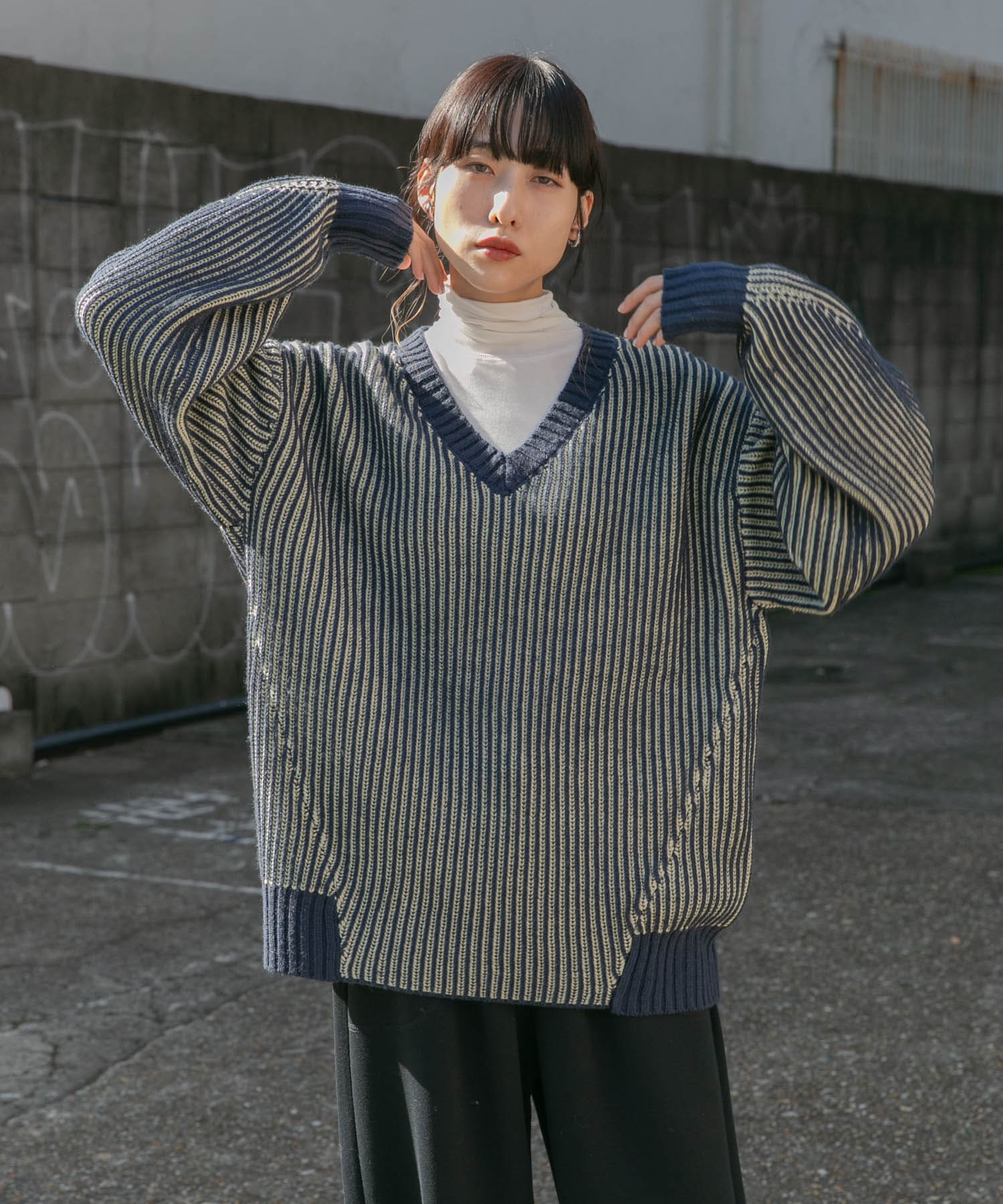 身長：160cm サイズ：one