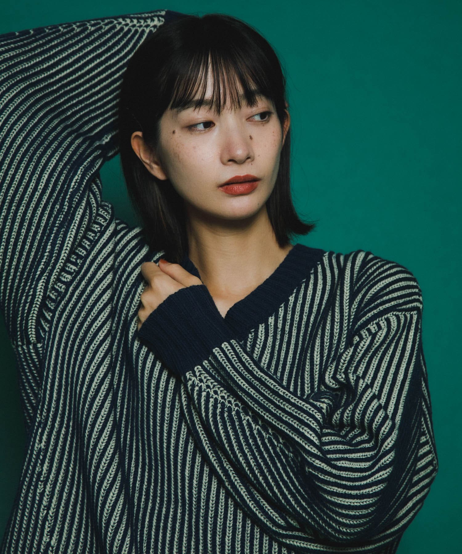 身長：159cm サイズ：one