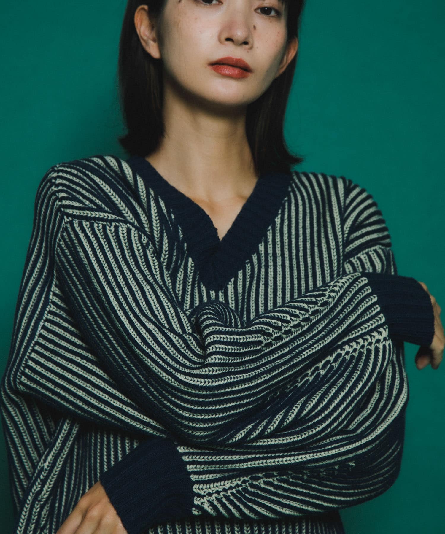 身長：159cm サイズ：one