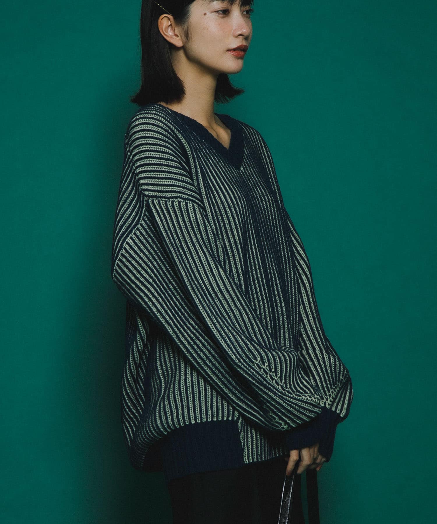 身長：159cm サイズ：one