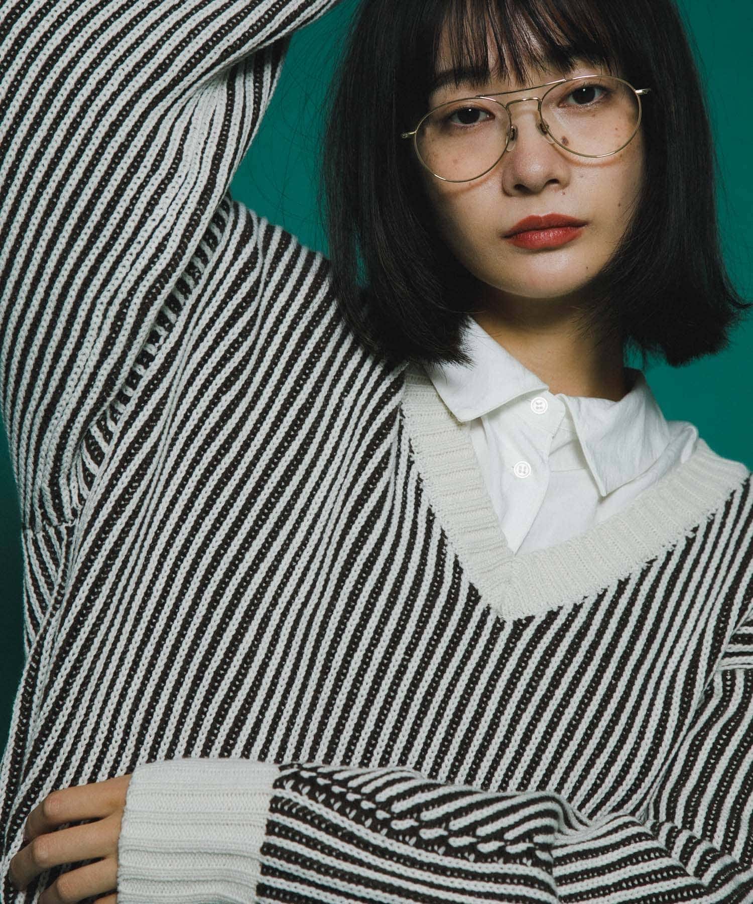 身長：159cm サイズ：one